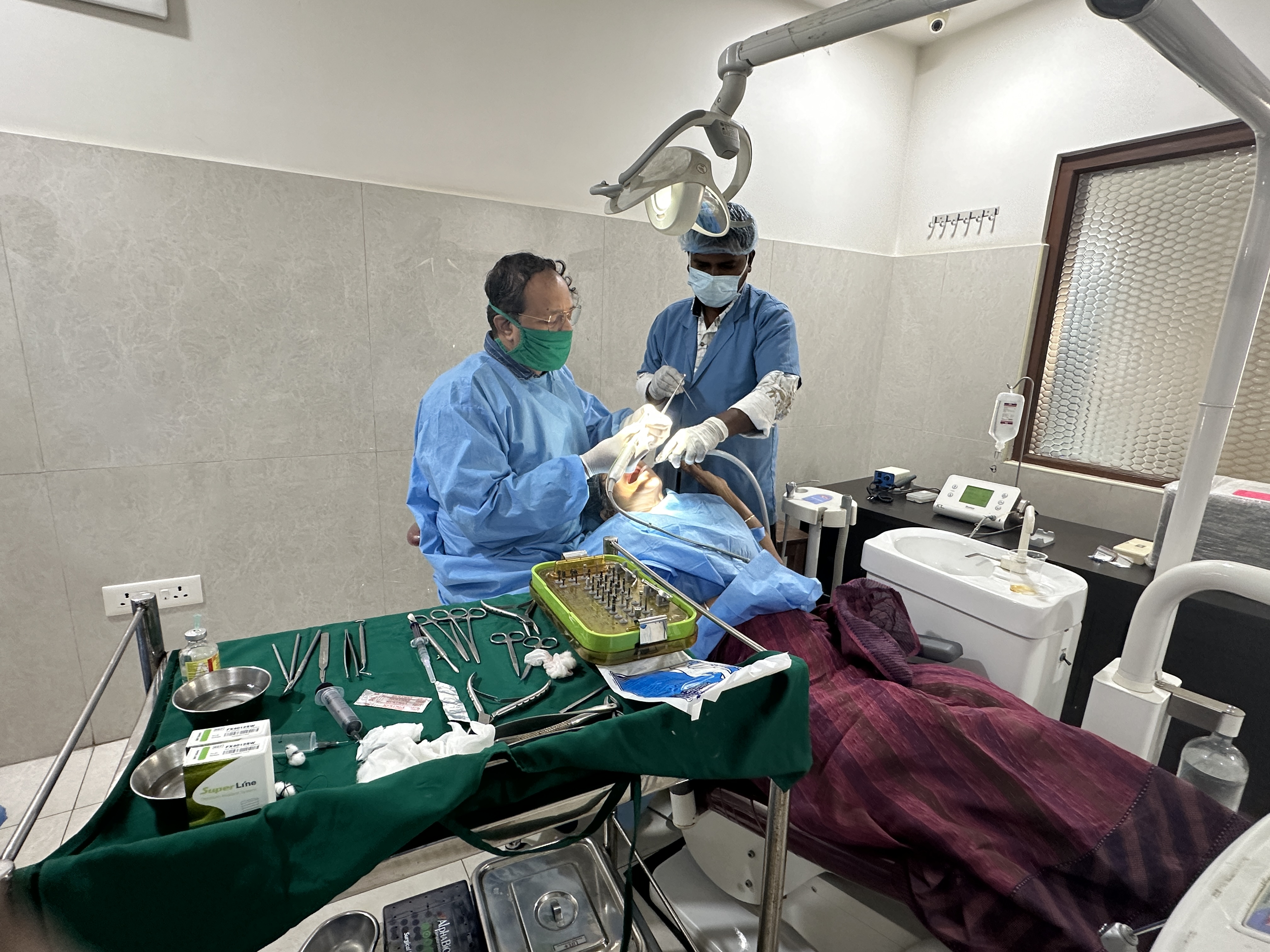 Reception and welcome desk